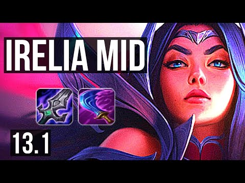 IRELIA vs LEBLANC (MID) | 9/0/1, 65% winrate, Legendary | EUW Master | 13.1
