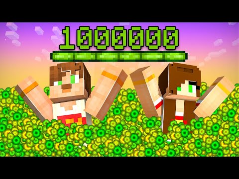 minecraft AMA 1,000,000 XP yapıyoruz (Sevgilime Troll)