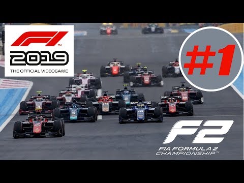 F1 2019 Career Mode #1 - F2 DEBUT! (No Commentary)