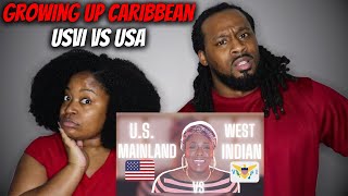 GROWING UP CARIBBEAN: US Virgin Islands vs USA Mainland | The Demouchets REACT USVI