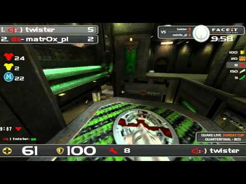 FACEIT TV - QL Sunday Cup #26 (QUARTER FINAL: twister vs. matr0x)