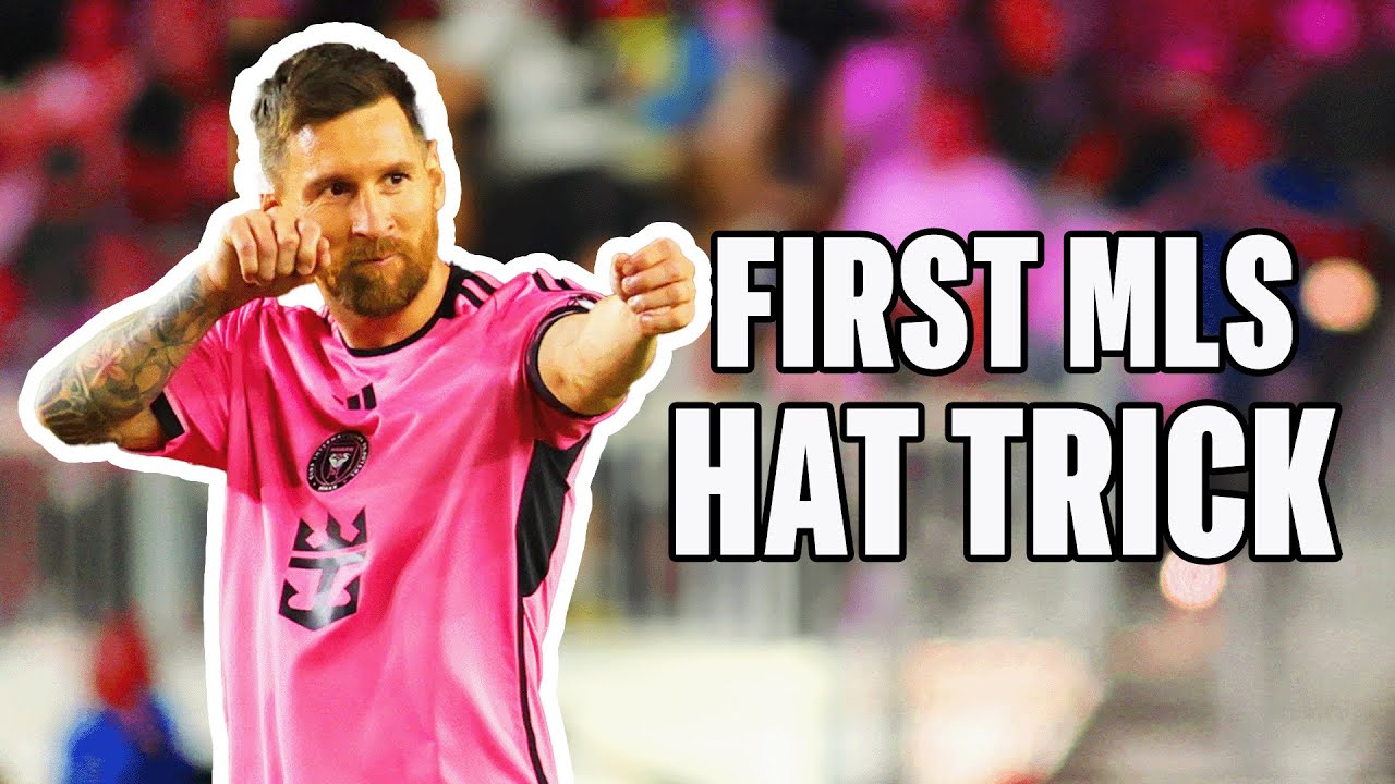 Messi FIRST MLS HAT TRICK powers Inter Miami to single-season points record! - YouTube