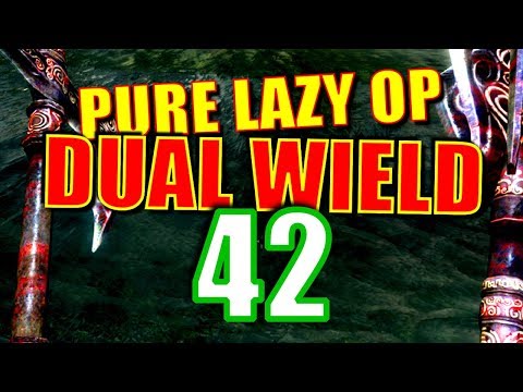 Skyrim Pure Lazy OP Dual Wield Walkthrough Part 42: Blackguard's Upgrade, High Hrothgar