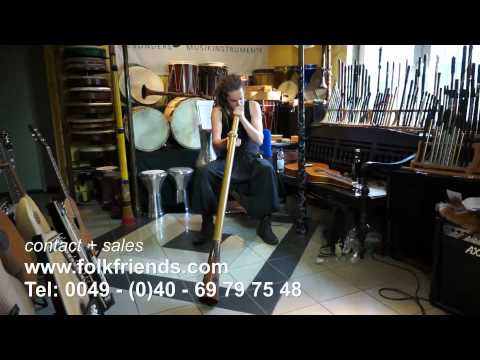 "Tribal Earth" Slide Didgeridoo played by Daphyd from Omnia