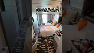 Balcony bliss on Marella Discovery 2 ✨ Fresh from its Nov ‘24 refit! 🌊 #CruiseLife #OceanViews 🛳️