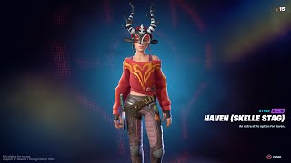 How to Unlock Skelle Stag Haven Mask - Fortnite Haven Masks