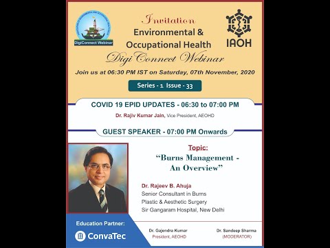 Burns Management - Dr. Rajeev B. Ahuja