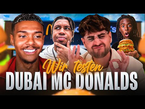WE TEST KAI CENAT'S BURGER 😍 TESTING MC DONALDS IN DUBAI WITH ELI, SIDNEY & ELDOS🍔 | NIKLAS WILSON