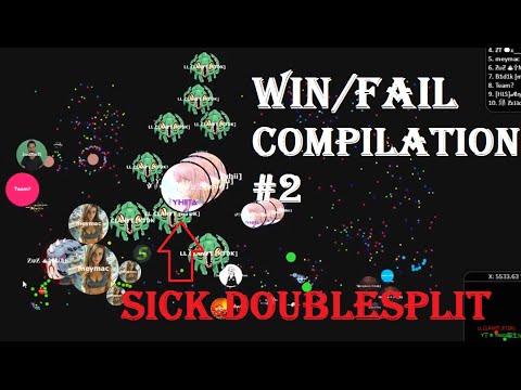Gota.io Win/Fail Compilation #2 - SICK DOUBLESPLITS, LINESPLITS AND MORE