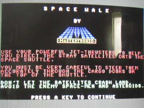 Live tape testing Commodore 64 Space Walk another version