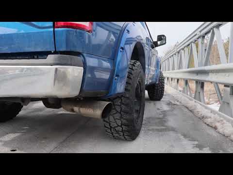 2.7L F150 EcoBoost SPD Catless Downpipes MBRP 4” Exhaust w/ Muffler Delete - ECOBEAST