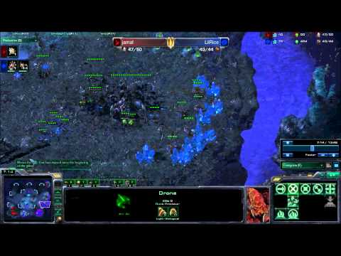 DeanStarcraft 2 - 2 - jamal (P) vs LilRice (Z)
