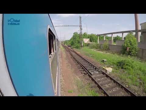 České Budějovice - Plzeň hlavní nádraží / POHLED NA TRAŤ Z KONCE SOUPRAVY / HD KVALITA