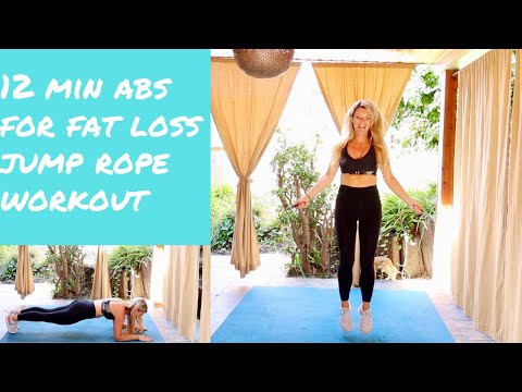 12 minute Jump Rope AB workout to lose belly fat fast