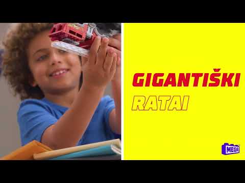 Mega Bloks Mega Construx konstruktorius Hot Wheels „Gaisrinės sunkvežimis“ video