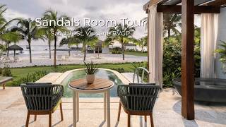 Sandals Room Tour | Beachfront Butler Villa Suite with Private Pool (BVGP) at Sa