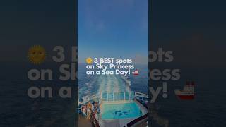 Sky Princess Sea Day Tips (2025) 🌊 3 Best Spots on Board