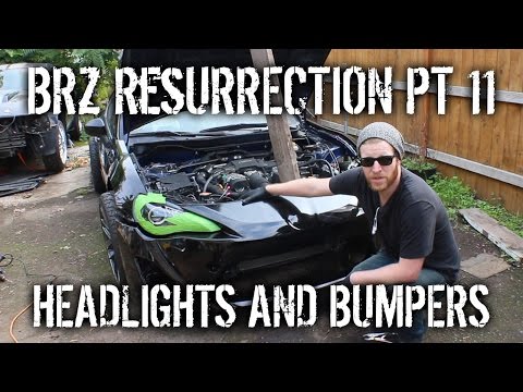 BRZ Resurrection Pt 11 - Headlights And Bumpers