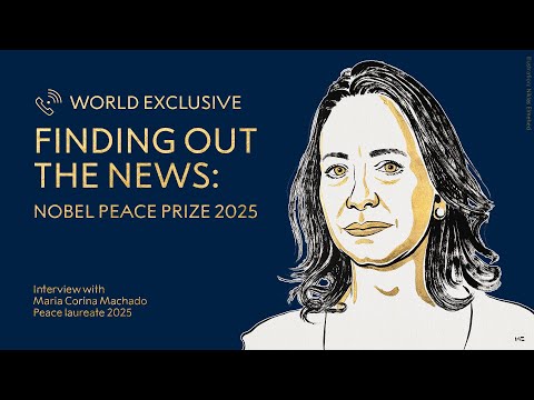 Finding out the news | Maria Corina Machado, Nobel Peace Prize 2025