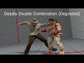 Street Fighter V - A comparison of Q and G's animations