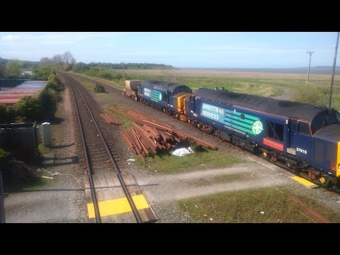 Bagillt 7.5.2015 - DRS 37610 37606 on Valley Flasks - Flint Holywell