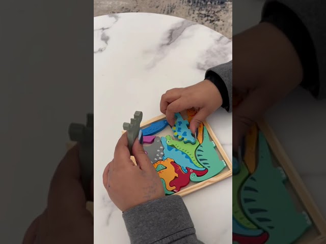 بازل اطفال خشبي متنوع