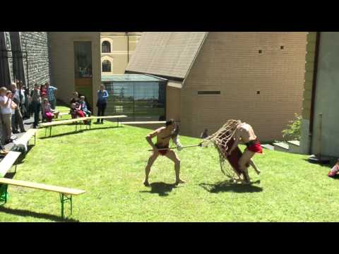 #Gladiatorenschule mit Jan Krüger im Liechtensteinischen #Landesmuseum 2014 - 8