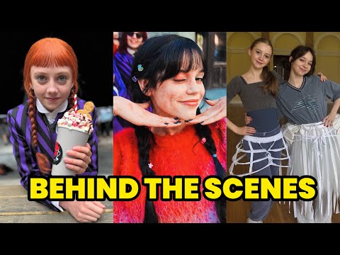 WEDNESDAY season 2, p2: Best behind the scenes and bloopers .