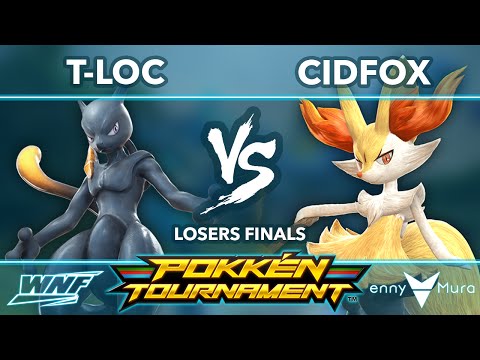 L|U | T-Loc (Shadow Mewtwo) vs CGL | CidFox (Braixen) LF - WNF Pokken 2 1