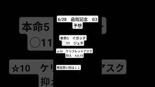 競馬予想　函館記念