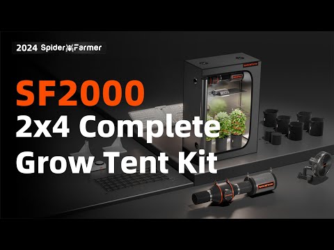 Spider Farmer SF2000 301H EVO 2x4 Grow Kit 2024 - Image 2