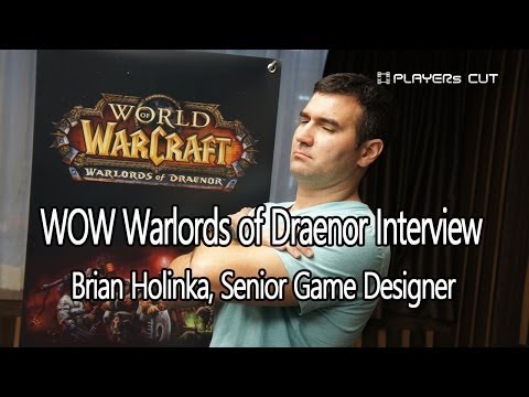 WOW Warlords of Draenor Interview in Korea, Brian Holinka