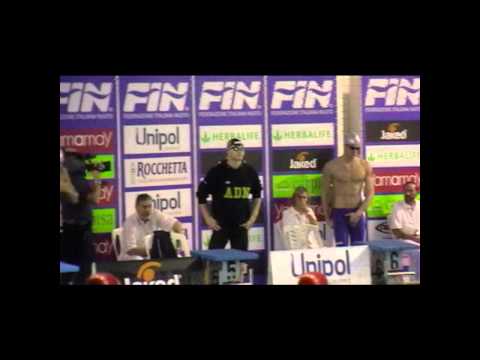 50 Delfino Assoluti Maschi (Men 50 mt. Butterfly) Finale Gran Premio D'Italia Viareggio 2011