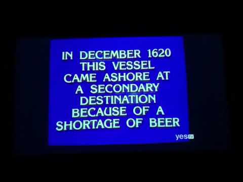 Final Jeopardy, “Famous Ships”...THAT one is definitely a ship - Celebrity Jeopardy 2001 (2/5/01)