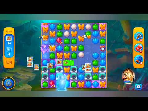 фишдом 2022  #  10714 уровень - прохождение без бустеров # Fishdom,   10714  level - no Boosters.