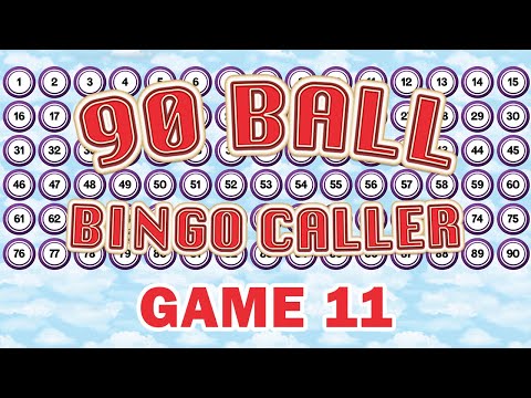 90 Ball Bingo Caller Game - Game 11