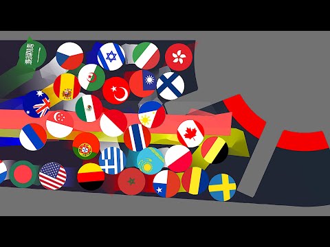 Luck of the Spin - 50 Country Marble Race