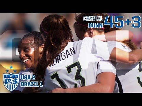 WNT vs. Brazil: Crystal Dunn Goal - Oct. 25, 2015