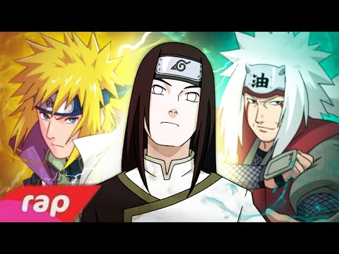 Rap do Minato, Neji e Jiraiya (Naruto) - ME DESCULPE POR PARTIR... [Lyrics] | NERD HITS