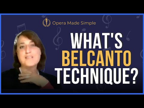 What's Belcanto technique?  Singing lessons with Capucine Chiaudani