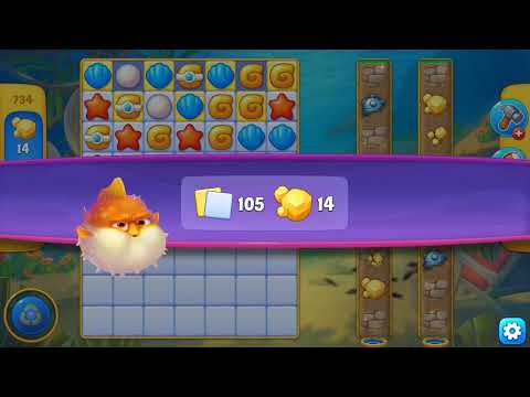 FISHDOM (lvl 734) SUPER HARD LEVEL ,,,, Full Booster 😥😓