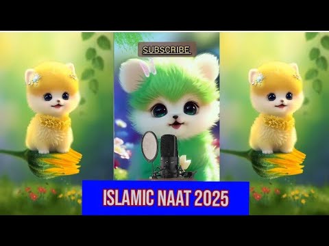 Mohammad Nabina Naat | cute cat naat ♥️ | beautiful naat 2025