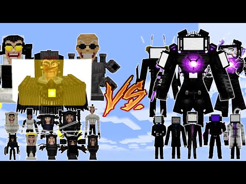 All TV MAN vs SKIBIDI TOILET - SKIBIDI TOILET MULTIVERSE V9 FULL RELEASE | MINECRAFT PE BATTLE