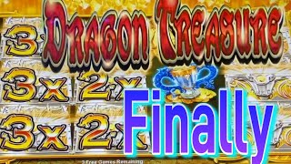 ★OMG ! FINALLY GOT A SUPER BIG WIN BONUS !!★DRAGON TREASURE Slot (Konami) ☆$3.00 Max Bet☆栗スロ