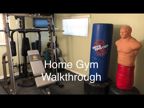 Home gym walk through