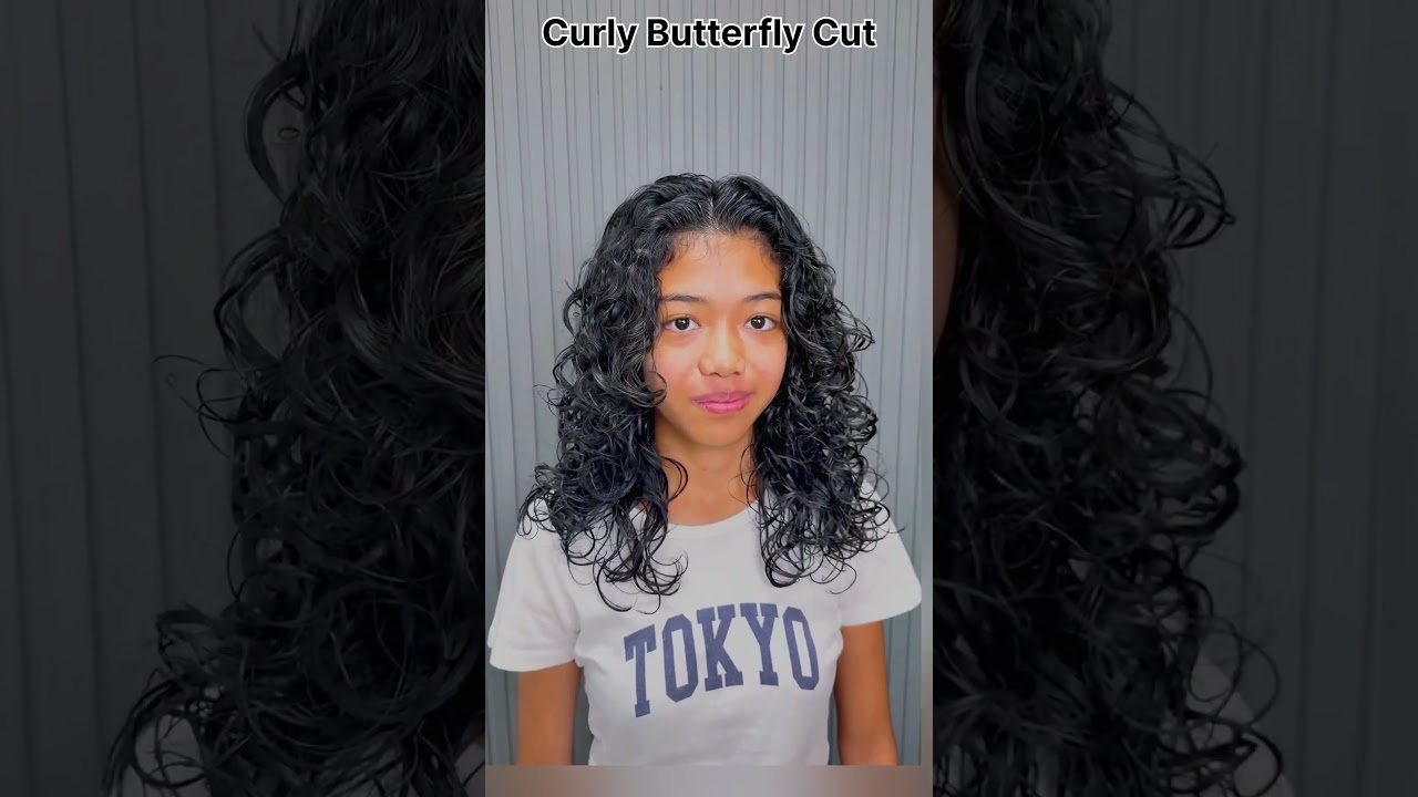 Curly Butterfly Cut