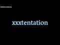 XXXTentacion 1 Hour Playlist Black Screen For Sleep