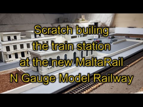 Scratch Building the Train Station | Ħal-Zuzzu Model Railway (Ep13)