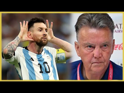 ARGENTINA vs PAÍSES BAJOS ⭐ El Día que MESSI Cerró la Boca de Van Gaal 🤷‍♂️ La Batalla de Lusail
