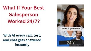What if your best salesperson worked 247  Video
